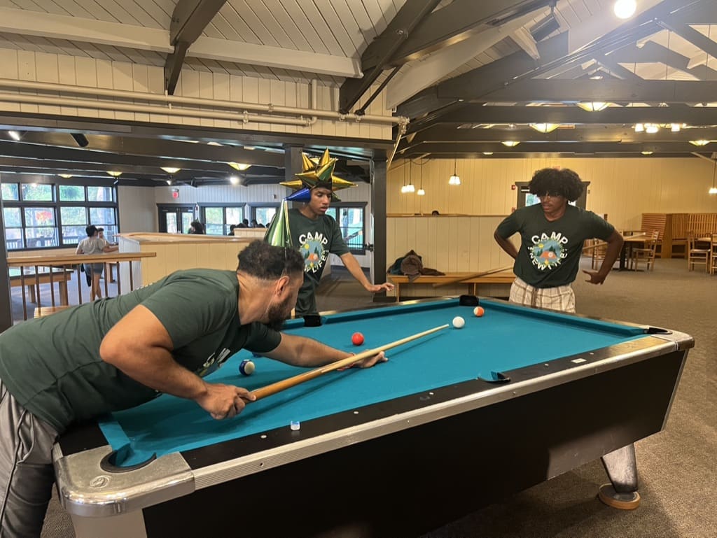 Billiards at Camp New Life 2024