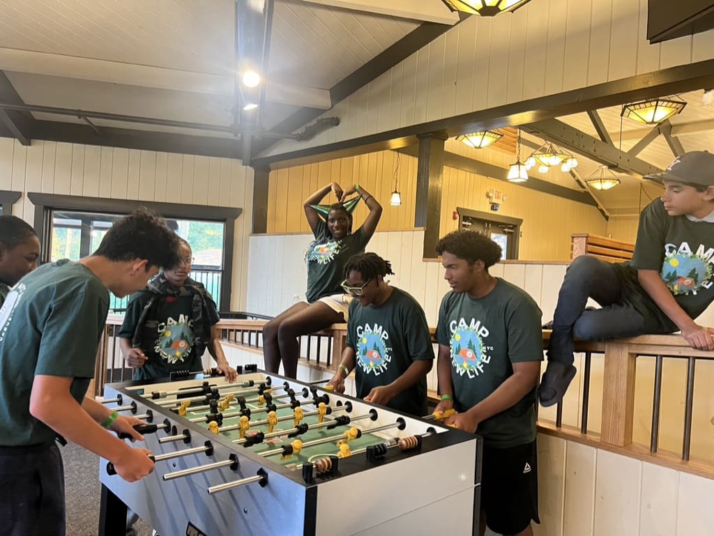 Foosball at Camp New Life 2024