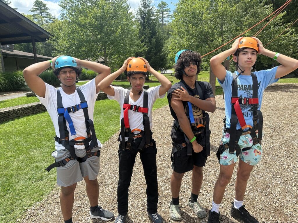 Climbing at Camp New Life 2024