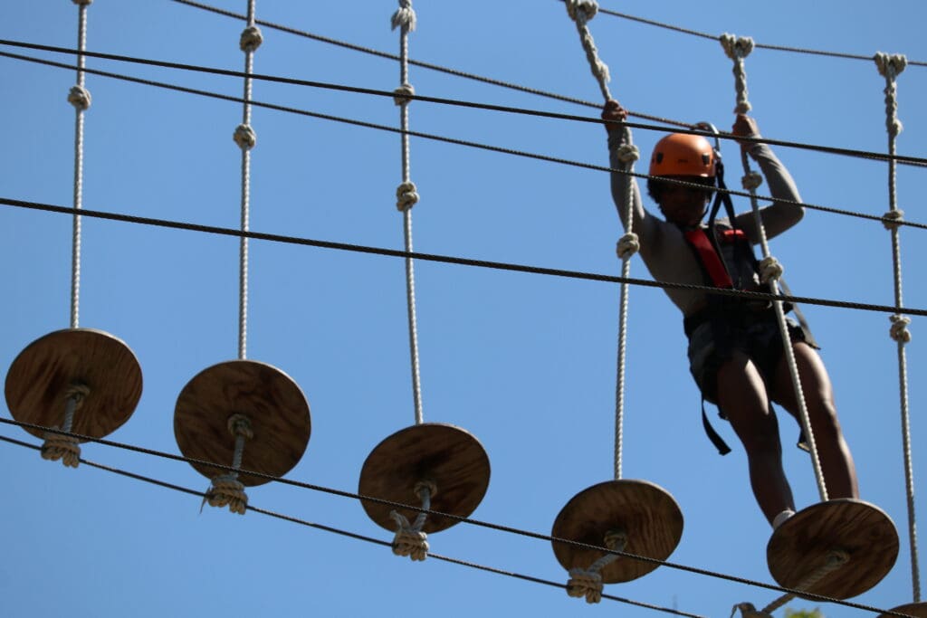 Obstacle Course at Camp New Life 2024